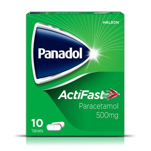 PANADOL ACTIFAST CAPLETS 500MG 10S