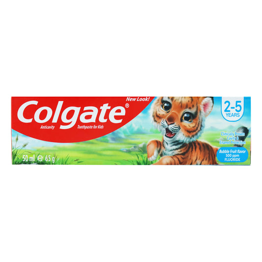 COLGATE T/P KIDS BUBBLE FRUIT 2-5YRS (C) 20/02/27