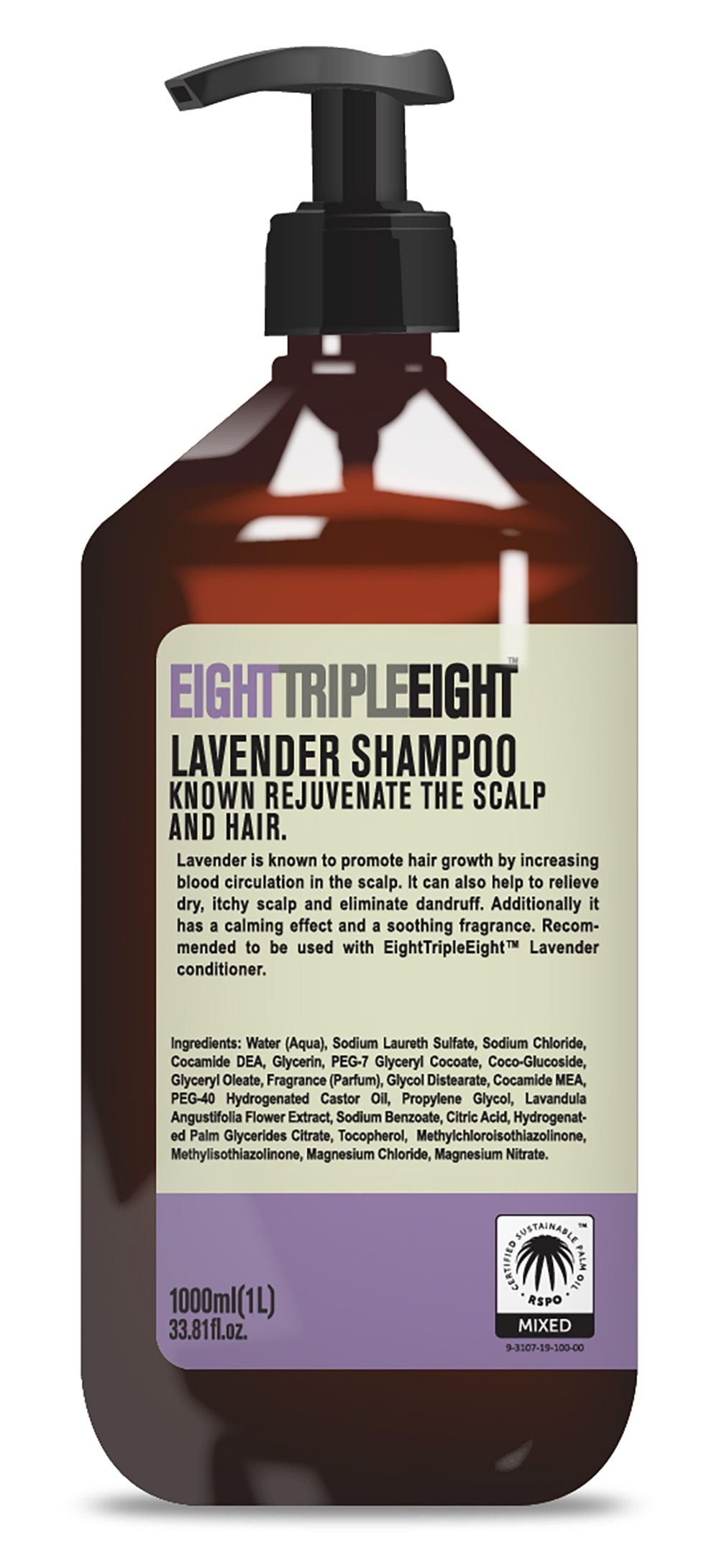 EIGHT TRIPLE EIGHT LAVENDER SHAMPOO 1L