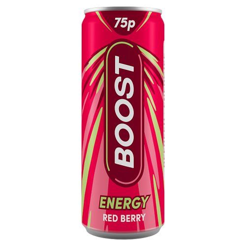 BOOST ENERGY RED BERRY PM75P 250ML