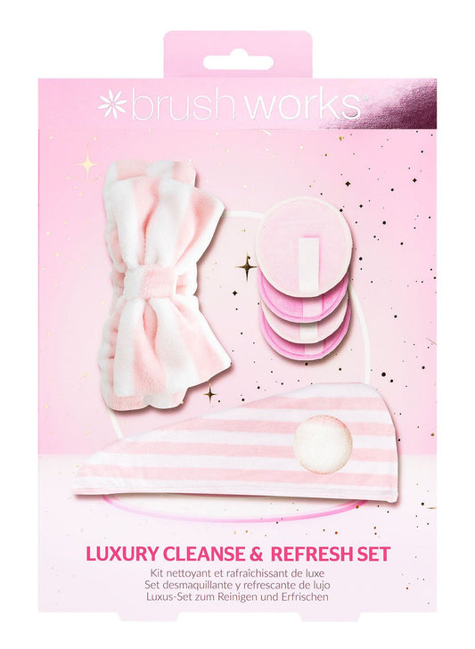 BRUSHWORKS LUXURY CLEANSE & REFRESH SET