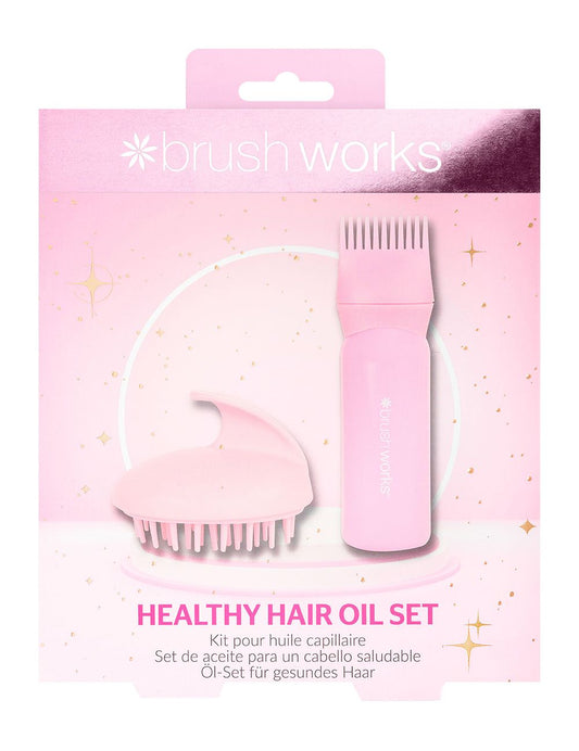 BRUSHWORKS HEALTHY HAIR OIL SET