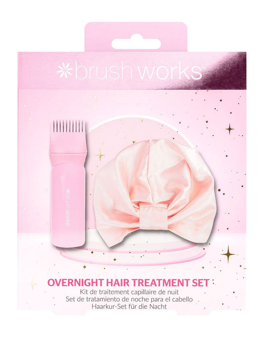 BRUSHWORKS OVERNIGHT HAIR TREATMENT SET