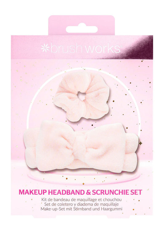 BRUSHWORKS MAKEUP HEADBAND & SCRUNCHIE SET