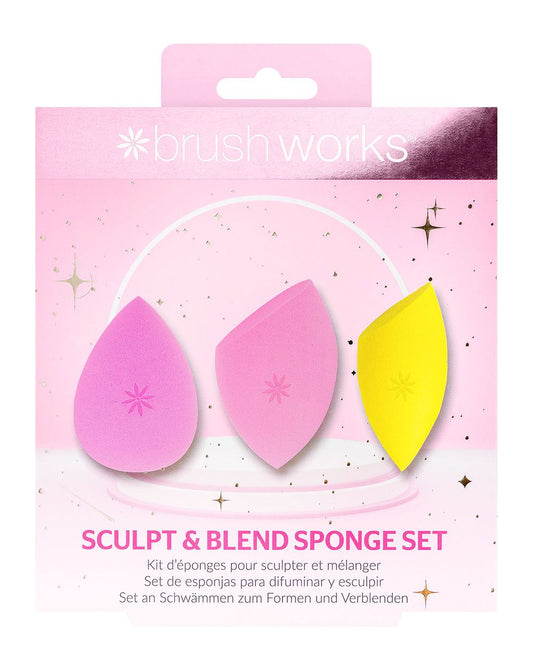 BRUSHWORKS SCULPT & BLEND SPONGE SET