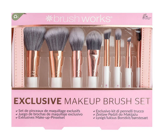 BRUSHWORKS ESSENTIALS MAKEUP BRUSH SET