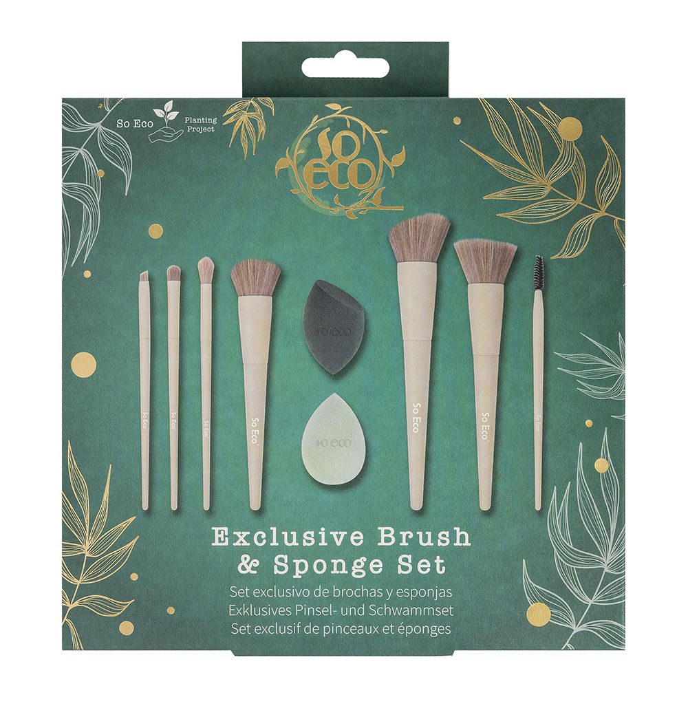 SO ECO EXCLUSIVE BRUSH & SPONGE SET