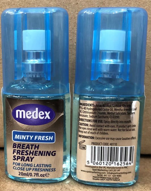 XPEL MEDEX SPRAY 20ML MINTY FRESH BREATH
