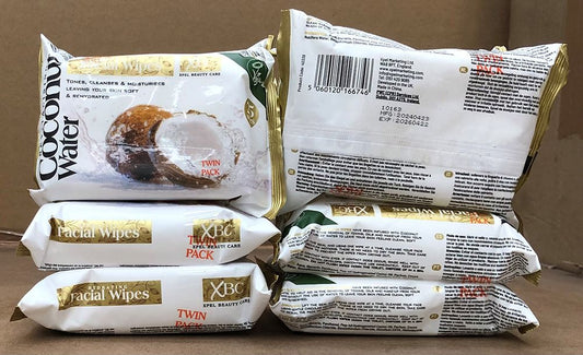 XPEL COCONUT WATER TWIN PACK WIPES 25S