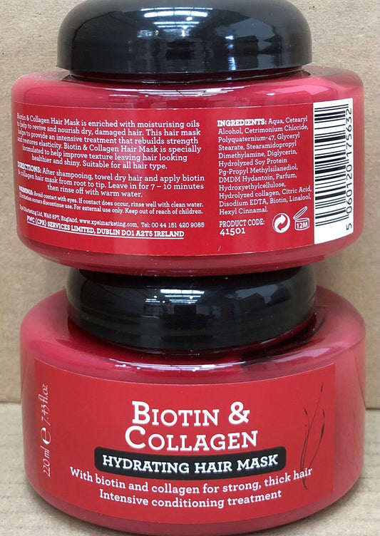 XPEL BIOTIN & COLLAGEN HAIR MASK  220ML