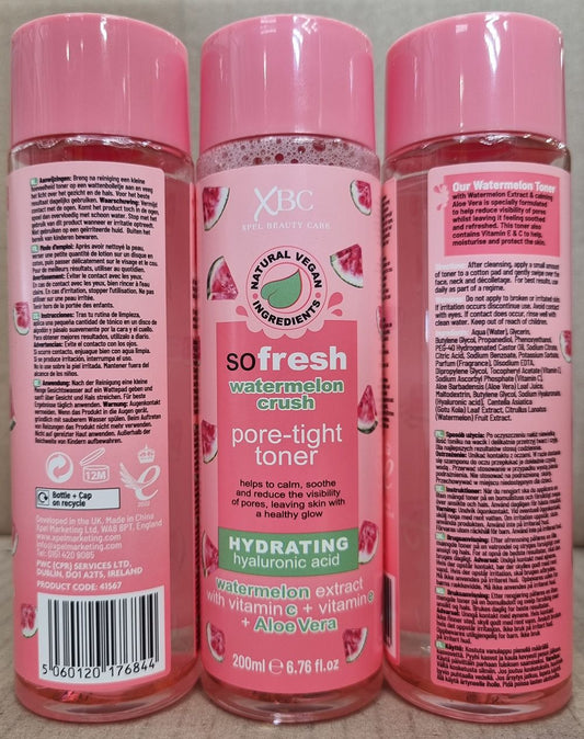 SOFRESH WATERMELON PORE REFINING TONER 200ML