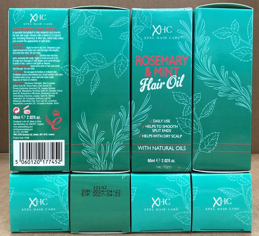 XPEL ROSEMARY & MINT HAIR OIL 60ML