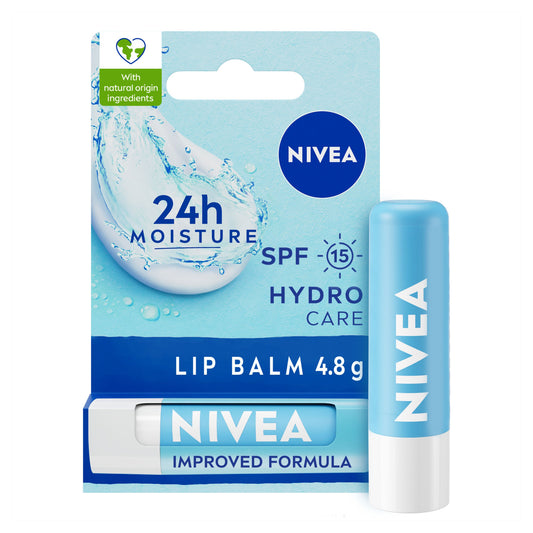 NIVEA LIP BALM 5ML HYDRO CARE SPF15 (NEW PACK)