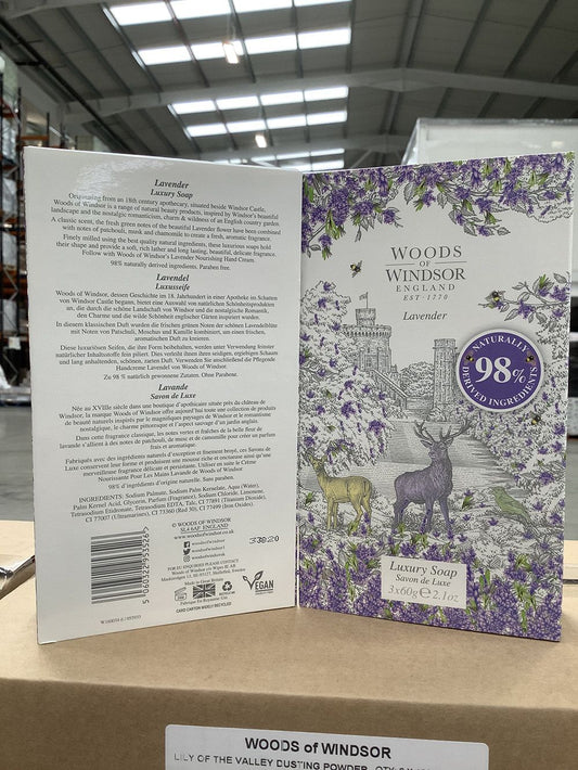 WOODS OF WINDSOR LAVENDER SOAP 3X60G