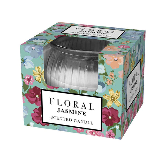 FLORAL 3OZ BOXED CANDLE JASMINE
