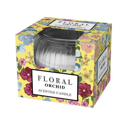 FLORAL 3OZ BOXED CANDLE ORCHID