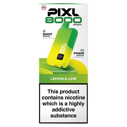 PIXL 8000 20MG LEMON & LIME 20MG