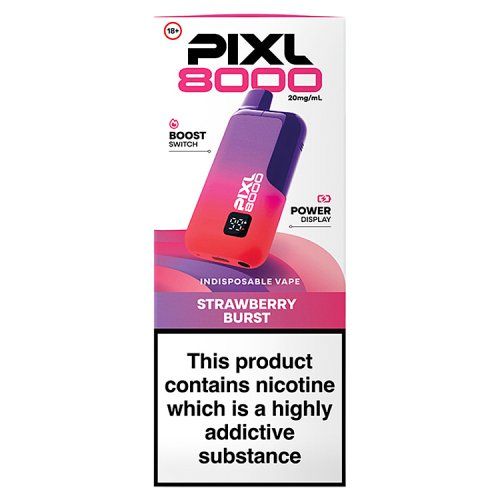 PIXL 8000 20MG STRAWBERRY BURST 20MG