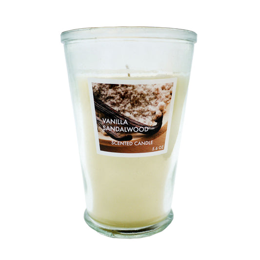 CANDLE JAR VANILLA SANDALWOOD (C)