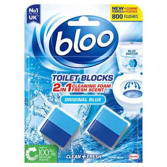 BLOO TOILET BLOCK ORIGINAL BLUE CUBE