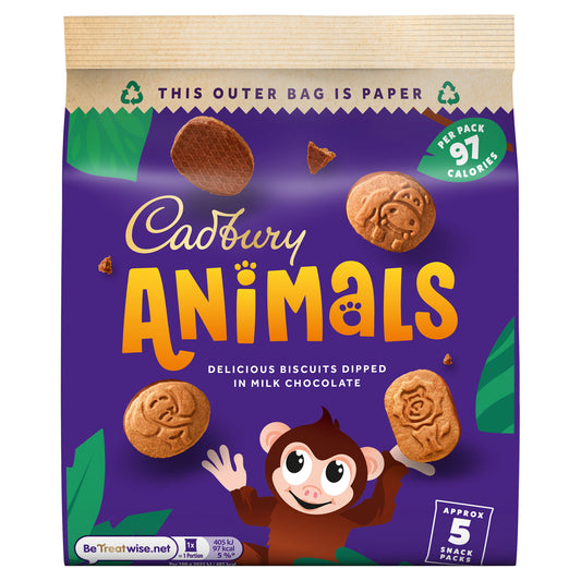 CADBURY ANIMALS MINI BISCUITS 5PK 31/12/25