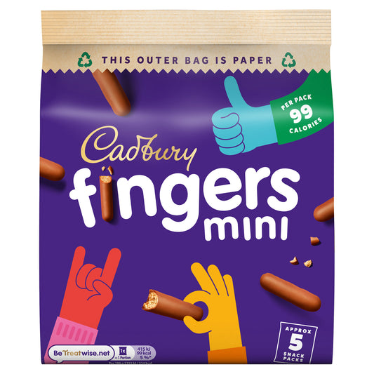 CADBURY MINI FINGERS 5 PK 26/11/25