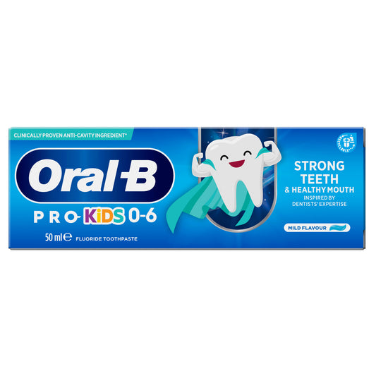 ORAL B PRO KIDS TOOTHPASTE 0-6 YEARS 50ML