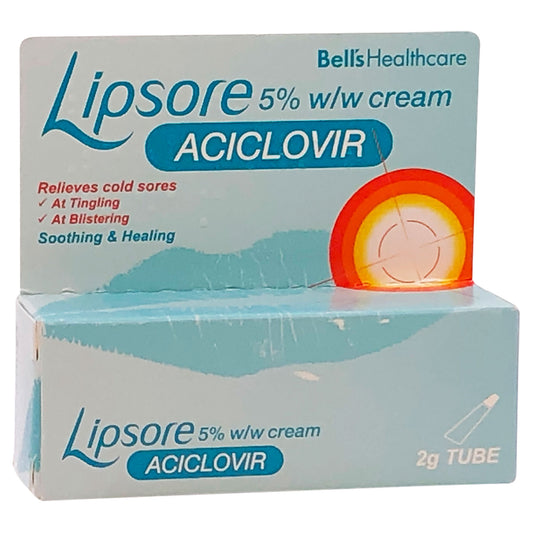 BELLS COLD SORE LIPSORE CREAM ACICLOVIR 30/11/27