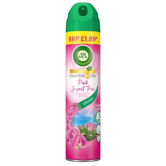 AIRWICK AIR FRESHENER PINK SWEET PEA