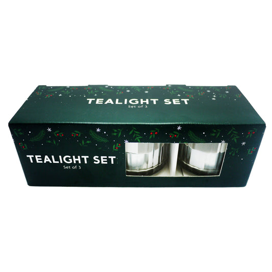 TEALIGHT HOLDER GIFT SET (C)