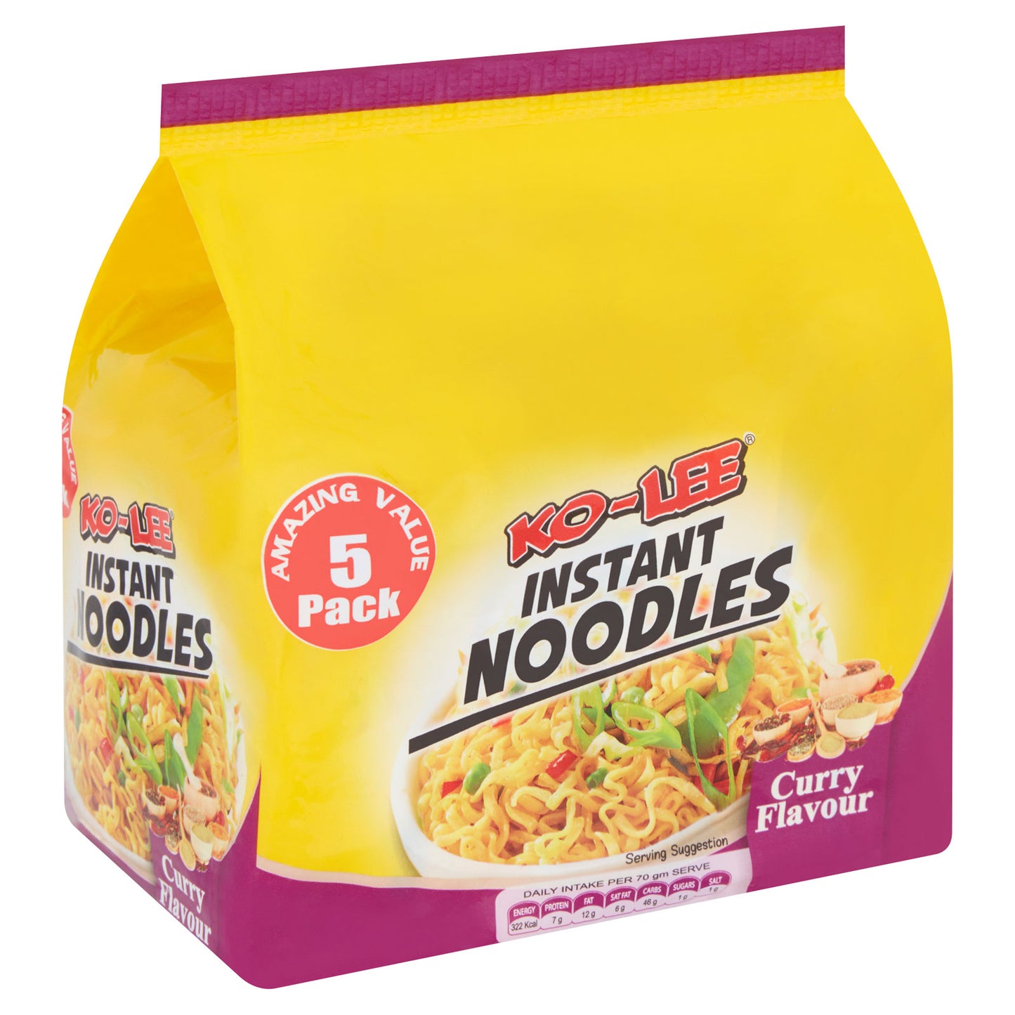 KO-LEE NOODLES CURRY 5PK 18/06/26 (H)
