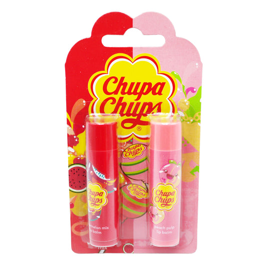 CHUPA CHUPS LIP BALM WATERMELON & PEACH(D) 12/25