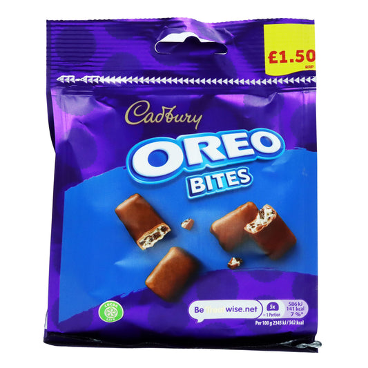 CADBURY OREO BITES BAG PM £1.50  21/08/25