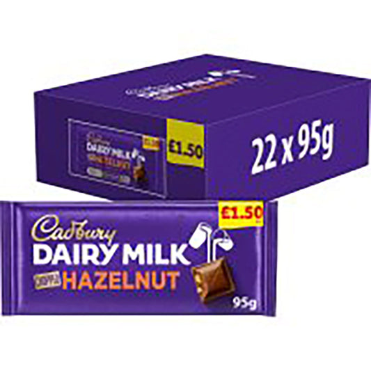 CADBURY DAIRY MILK CHOPPED HAZELNUT £1.50 20/10/25