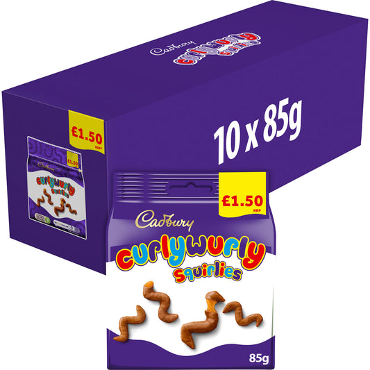 CADBURY CURLYWURLY SQUIRLIES PM £1.50 15/10/25