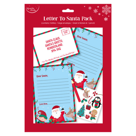 XMAS LETTER TO SANTA PACK (R)