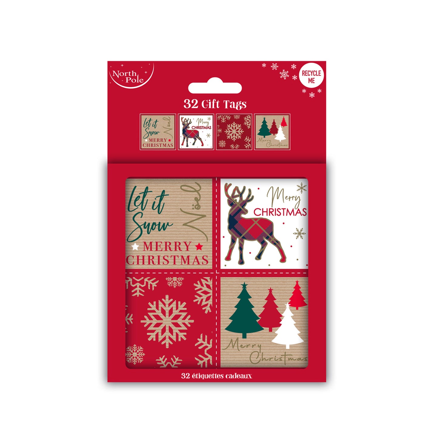 XMAS GIFT TAGS KRAFT (R)