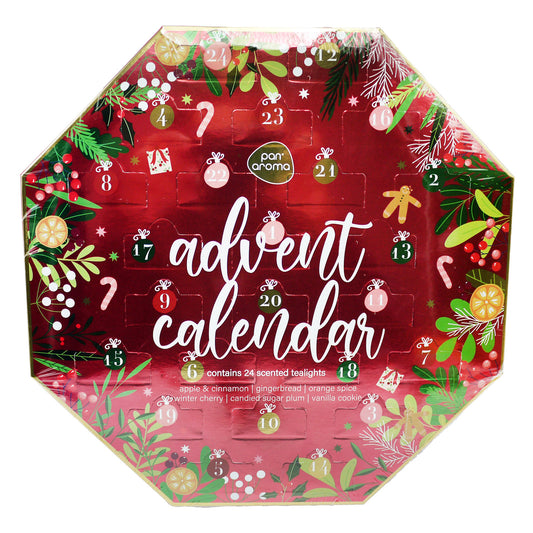 PAN AROMA ADVENT CALENDAR TEALIGHT (R)