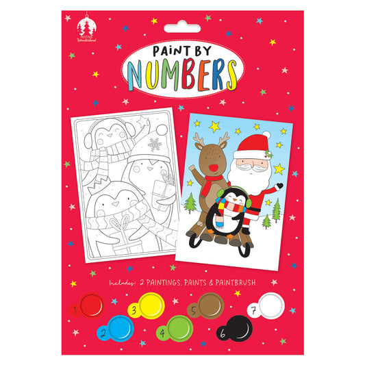 XMAS ACTIVITY PAINT BY NUMBERS SET (R)