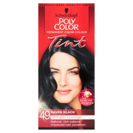 SCHWARZKOPF POLY TINT HAIR DYE RAVEN BLACK(40)