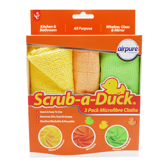 AIRPURE SCRUB A DUCK MICROFIBRE CLOTHS