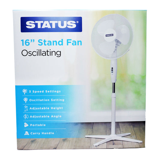 STATUS FAN PEDESTAL WHITE(R)
