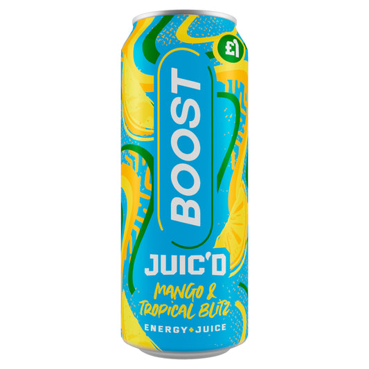 BOOST ENERGY JUICED MANGO DRINK PM £1 05/26