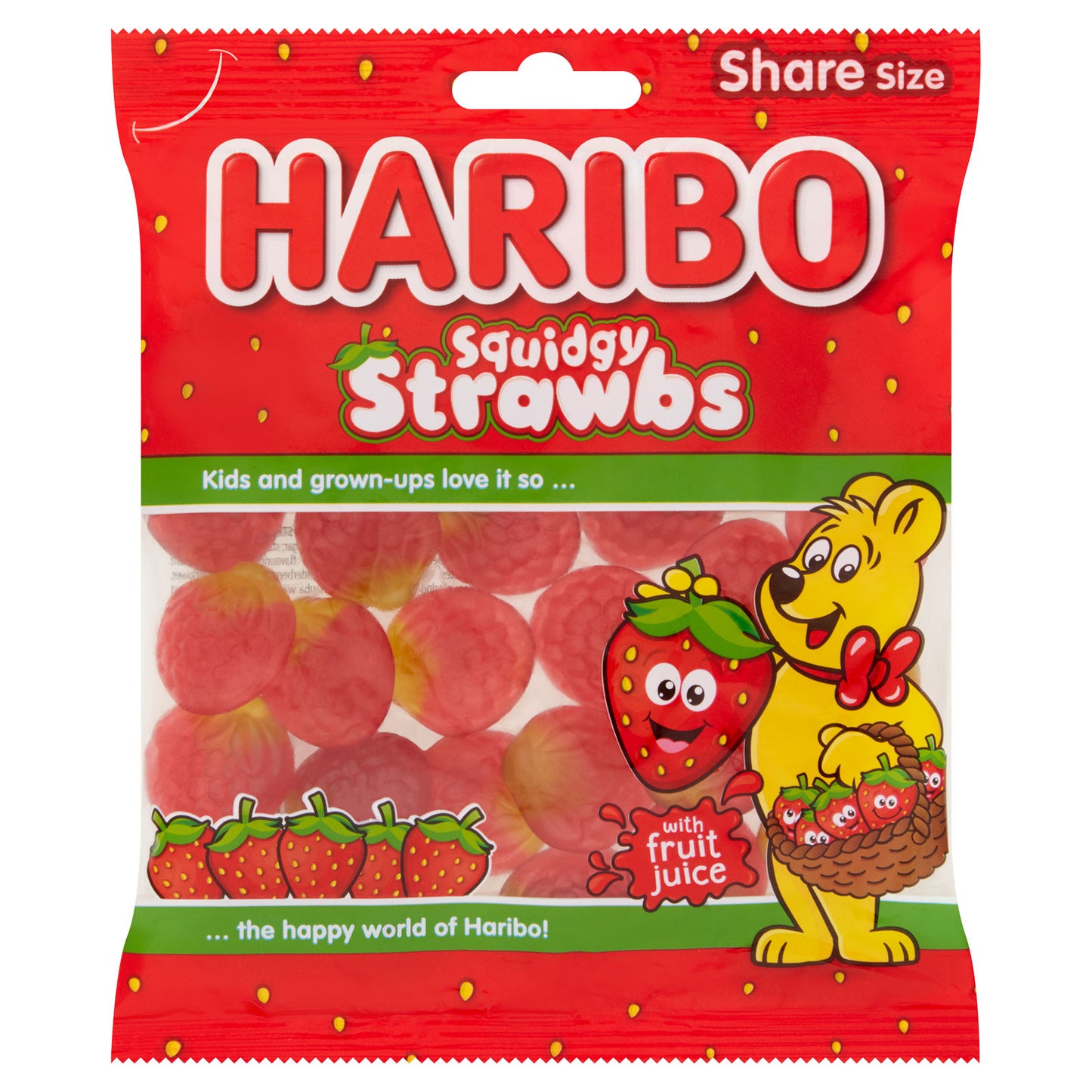 HARIBO SQUIDGY STRAWBERRY 03/26
