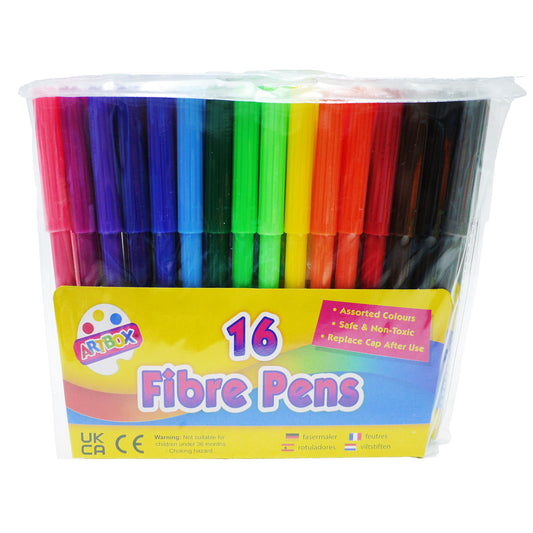 FELT TIP PENS 16PK (R)