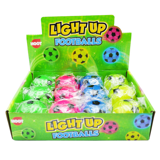 FOOTBALL SQUISHY LIGHT UP ASST IN DISPLAY (R)