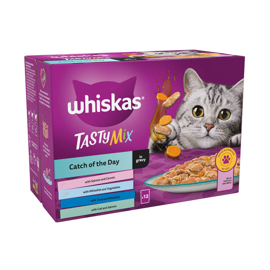 WHISKAS  TASTY MIX CATCH OF THE DAY (C) 06/26