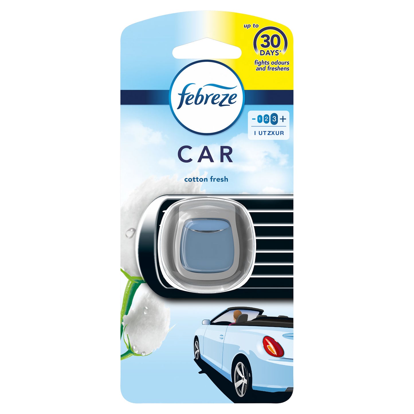 FEBREZE CAR CLIP COTTON