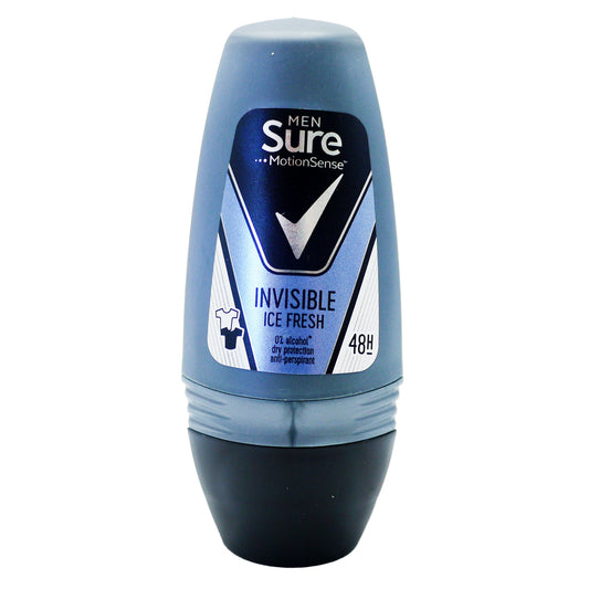 SURE ROLL ON 50ML INVISIBLE ICEFRESH MEN