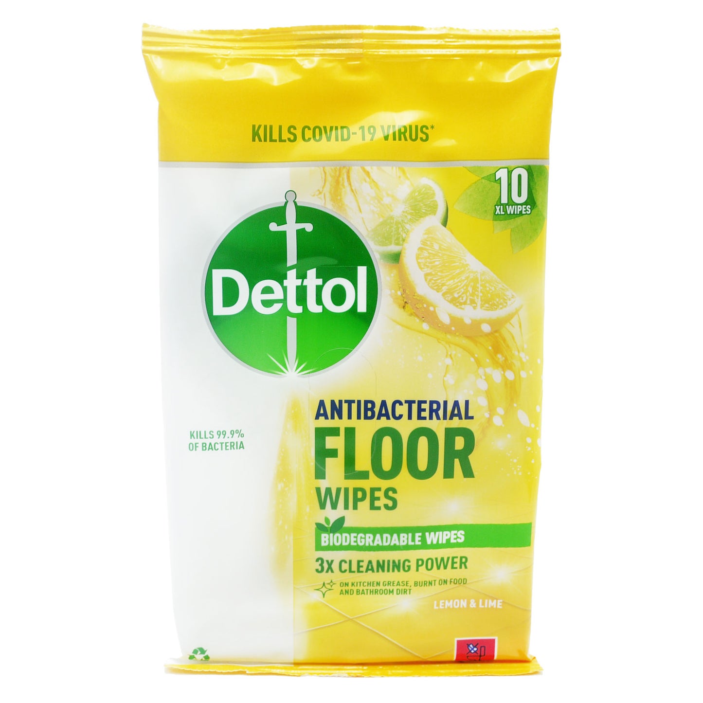 DETTOL FLOOR WIPES CITRUS 31/07/26